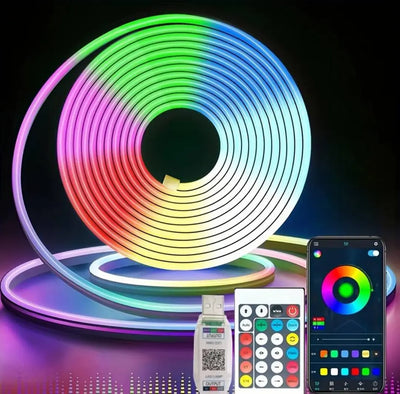 RGB Neon LED Strip Lights for Room Decoration